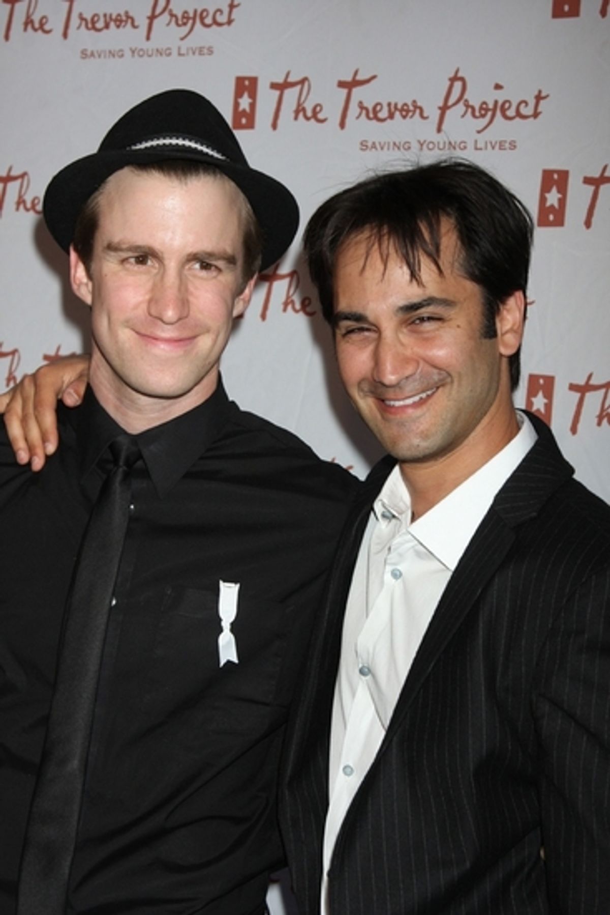 Gavin Creel and Robbie Roth at The 9th Annual Trevor Project New York Gala